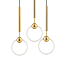 Creative Modern Gold Round Chandelier Pendant Light